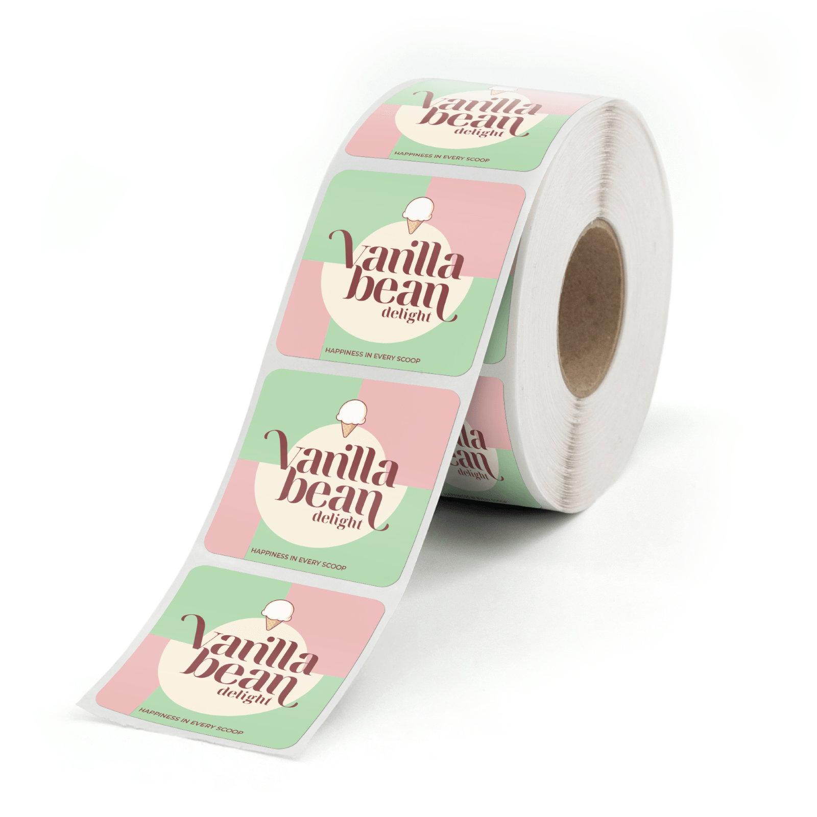 Quadratische und rechteckige Aufkleber