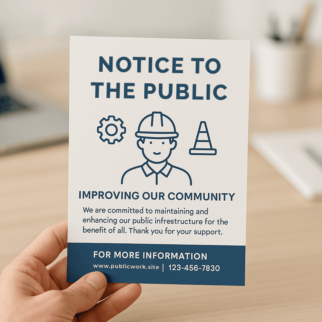 Public Work Flyers | 360onlineprint