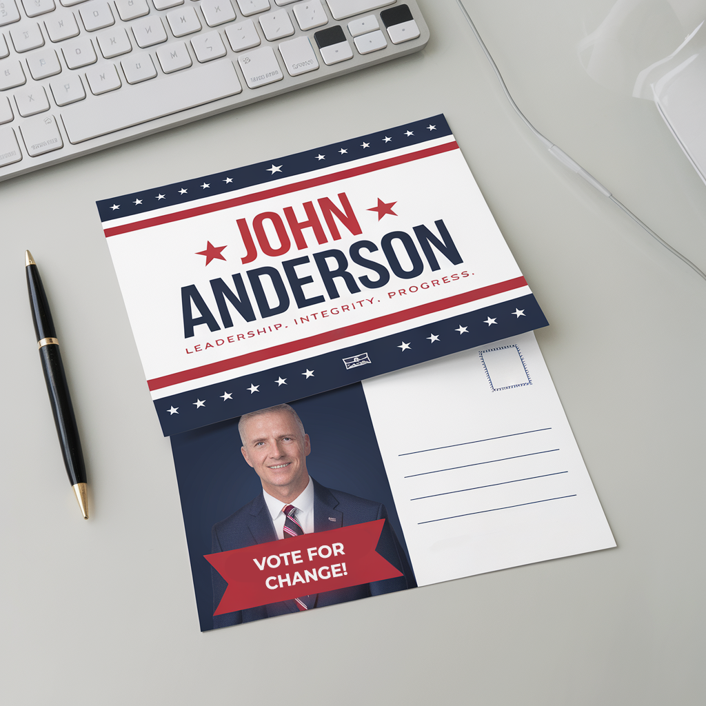 Election Calling Card Personalised Election Postcards: 100 for $24.72 | 360onlineprint