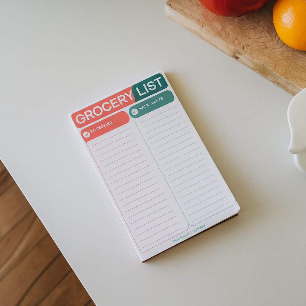 Personalised Shopping List Notepads: 100 for $39.73 | 360onlineprint