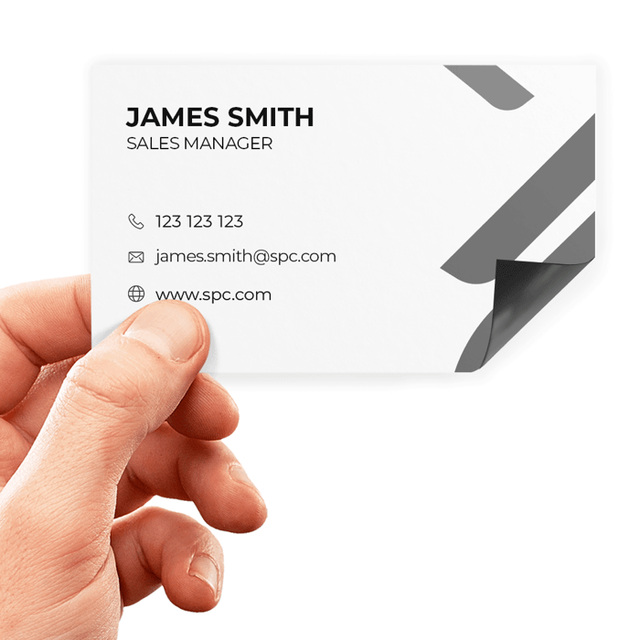 Magnetic business cards