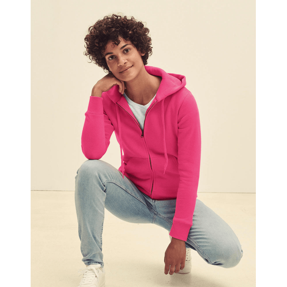 Cappotto da donna con cappuccio in morbido tessuto premium