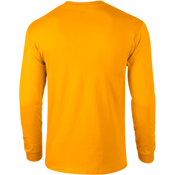Gildan 100% Cotton Long Sleeve T-Shirt - Heavyweight Basic Tee, Double-Needle Stitching (G2400)