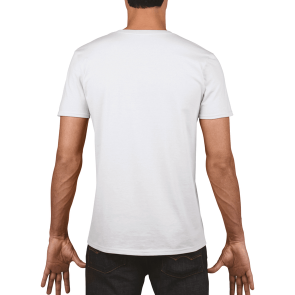 Gildan Herren T-Shirt Mit V-Ausschnitt – 100% Baumwolle, Weich, Vorgeschrumpft