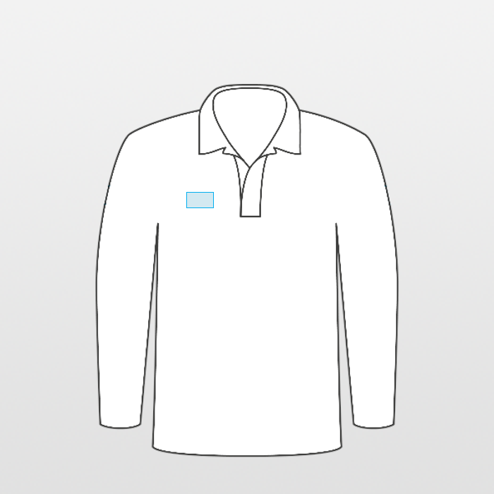 Kariban | Damespolo van piqué met lange mouwen