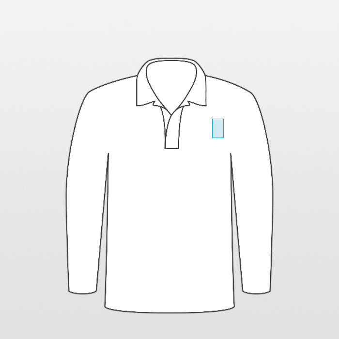 Kariban | Langarm-Poloshirt aus französischem Rippenmuster