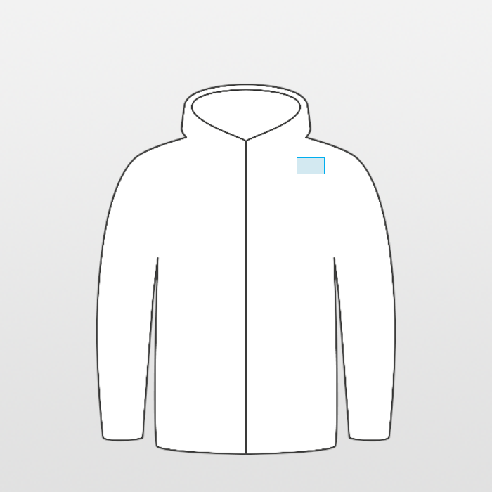 B&C | Gekaard jack met ritssluiting