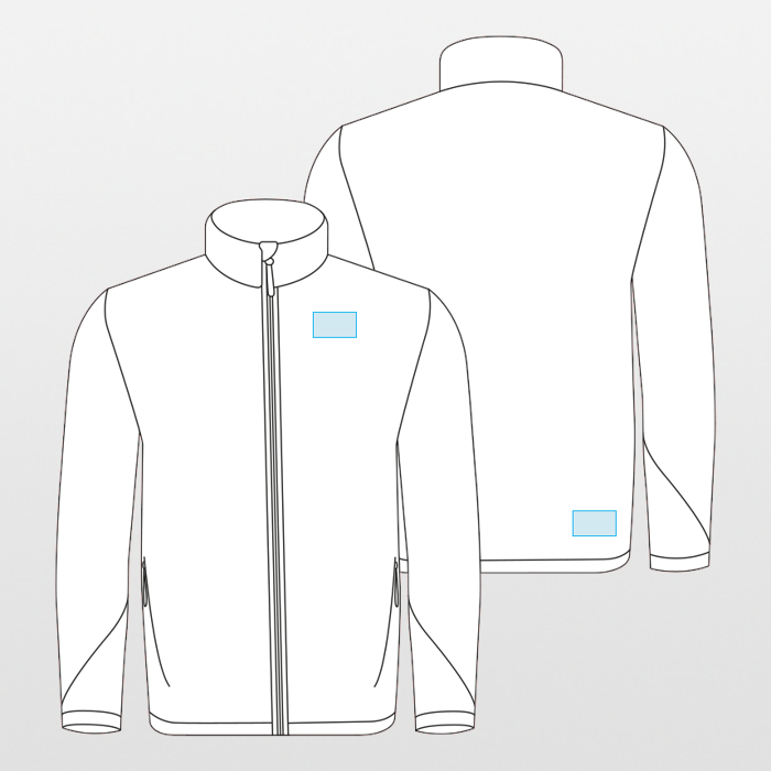 Russell Europe | Fleecejacka för barn med dragkedja Outdoor