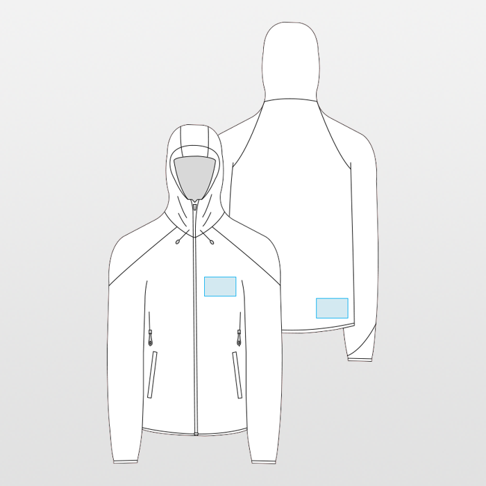 Result | Genanvendt microfleece jakke med hætte