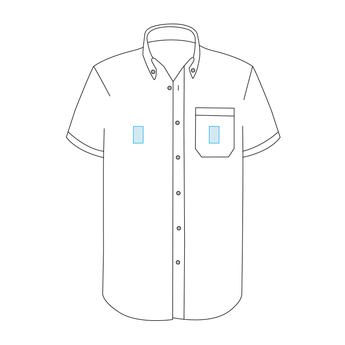 Russell | Camisa popelina manga corta mujer