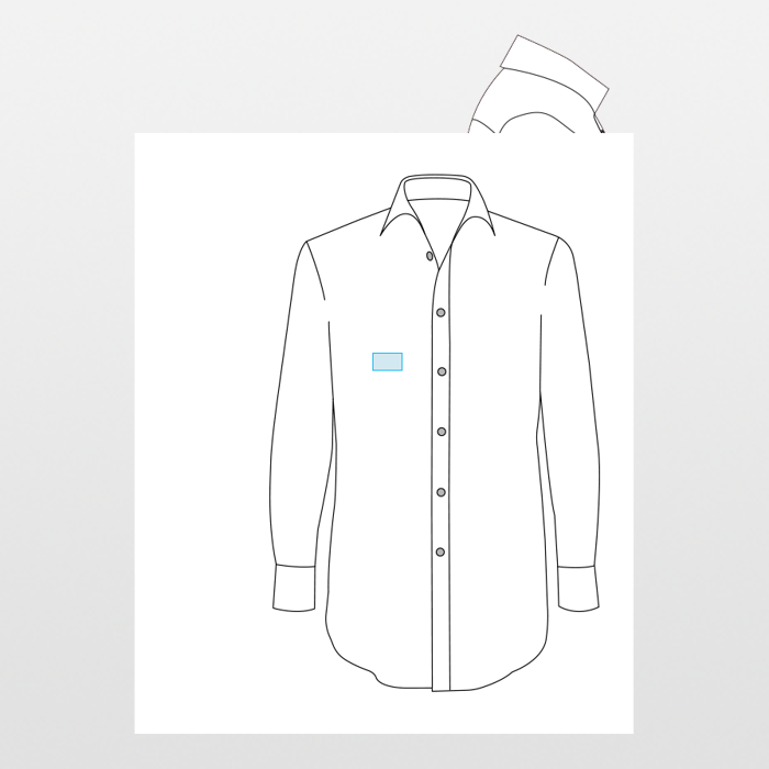 Russell Europe | Fitted stretch shirt LS