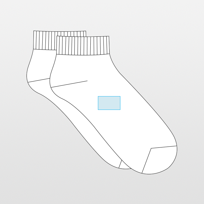 Technical compression sports socks