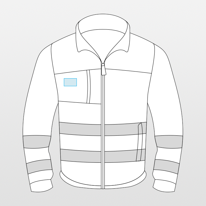 Result | High visibility softshell jacket