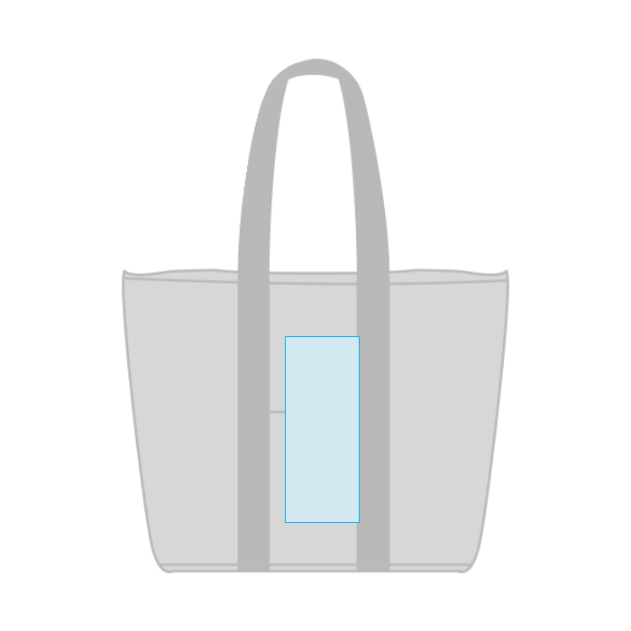 Gekoelde boodschappentas van gelamineerd papier