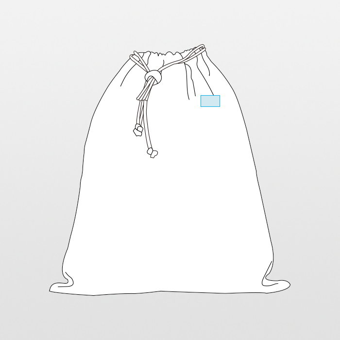 Kimood | Snowman drawstring cotton bag