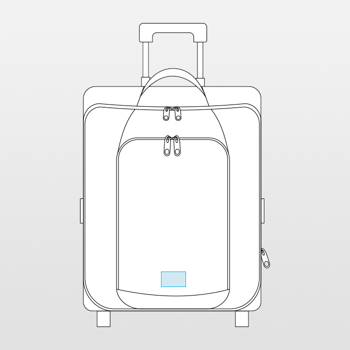 Quadra | Rucksack/Trolley in Handgepäckgröße