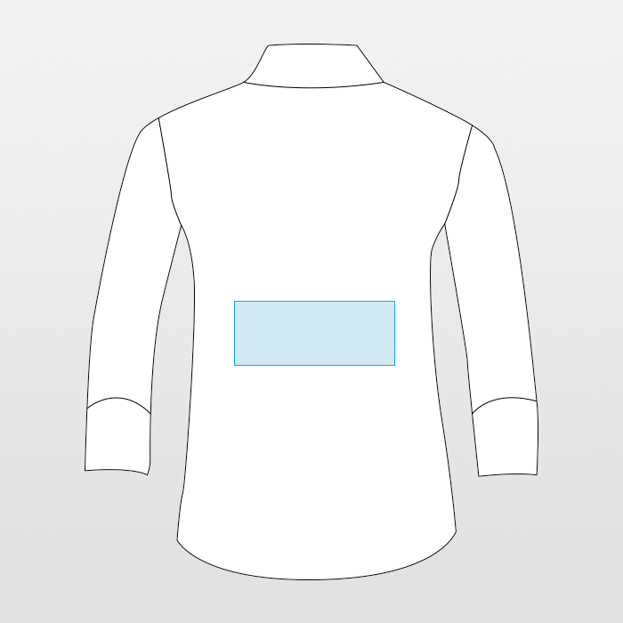 Russell | Dames getailleerd overhemd met 3/4 mouw