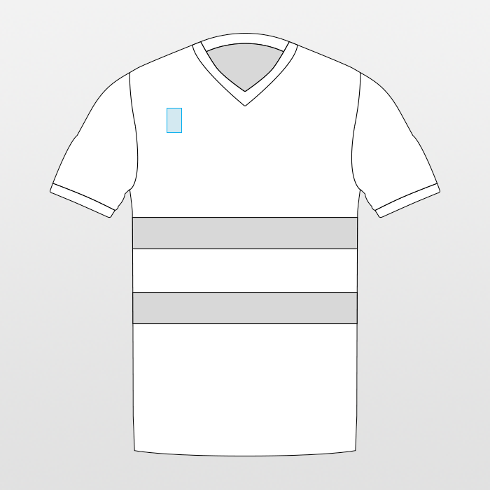 Yoko | Top cool high visibility v-neck t-shirt