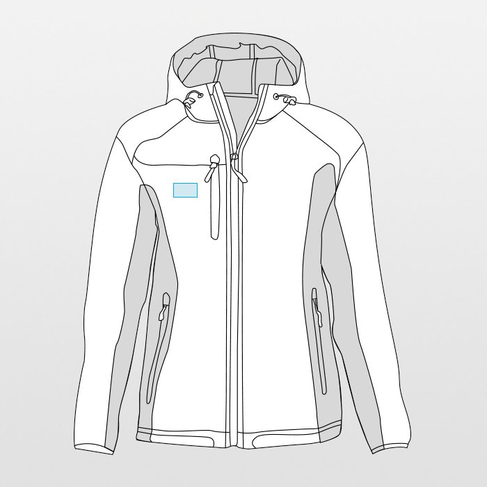 Ladies Softshell Hooded Jacket