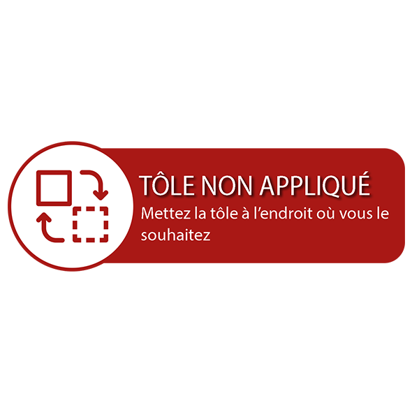 Panier en osier rectangulaire avec bordure en PP