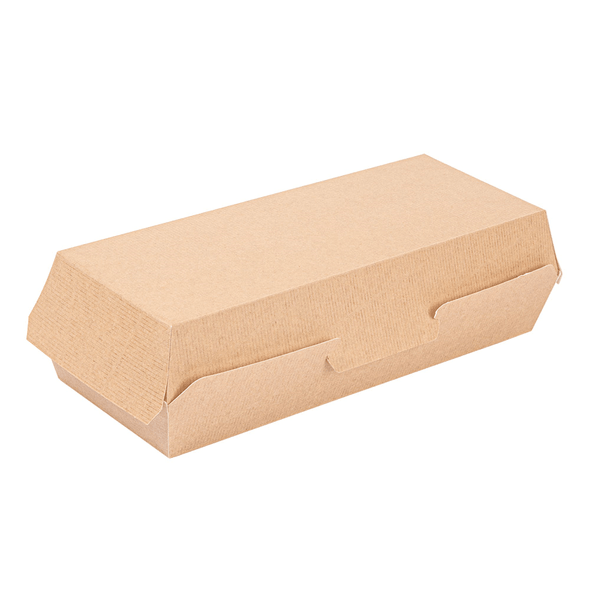 Bolsas Abiertas Pinchos, Hot Dogs 'Open Pack' 35 G/M2 10 Peld 25X13/10 Cm Natural Kraft (100 unidades