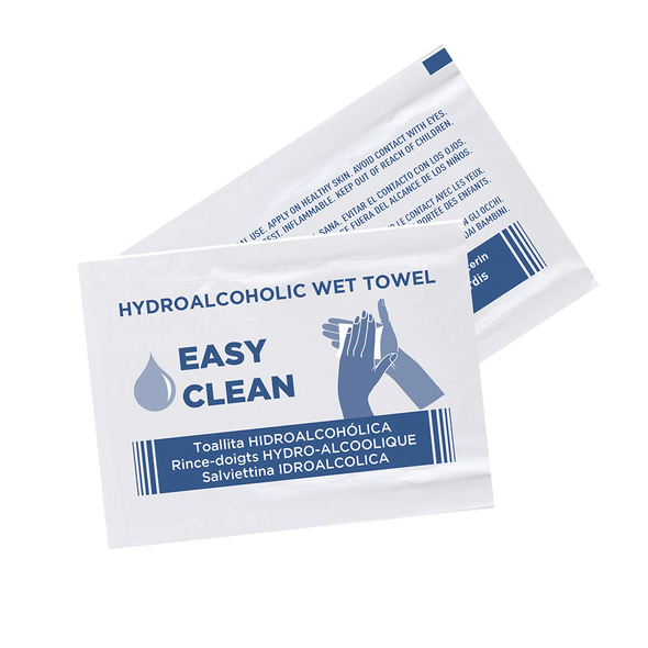 Witte cellulose "Easy Clean" Hydroalcoholische doekjes