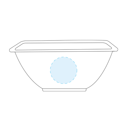 Behälter "Bionic" Weiße Bagasse - Unzutreffend - 1