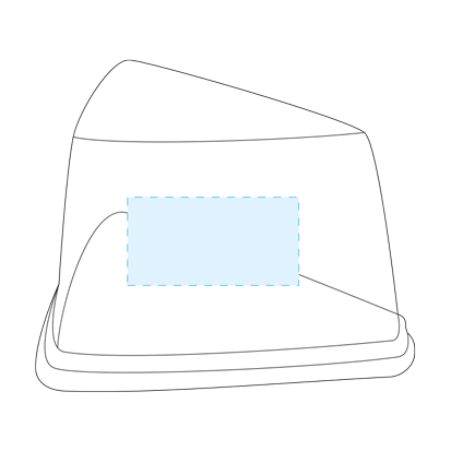 Triangular Cake Containers OPS Transparent PET - Not Applicable - 1