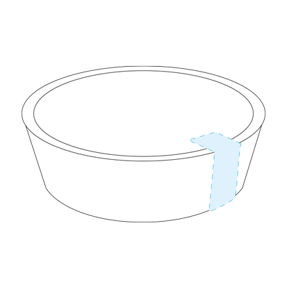 Behälter mit Pappdeckel - Unzutreffend - 1