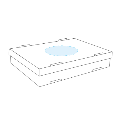 Caja blanca para masas de cartón - No Aplicable - 1