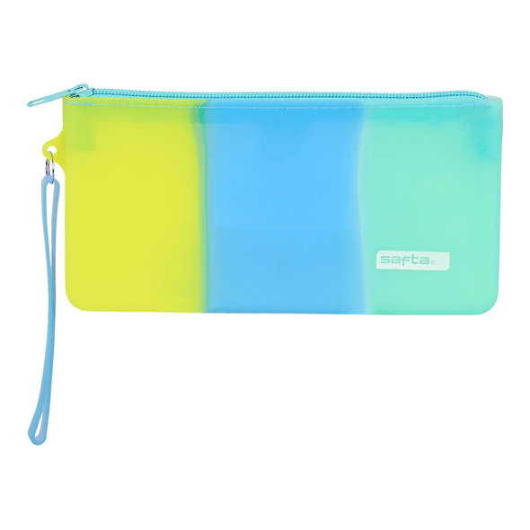 Safta | Mochila Escolar Azul Verde Amarillo (BB-18-230)