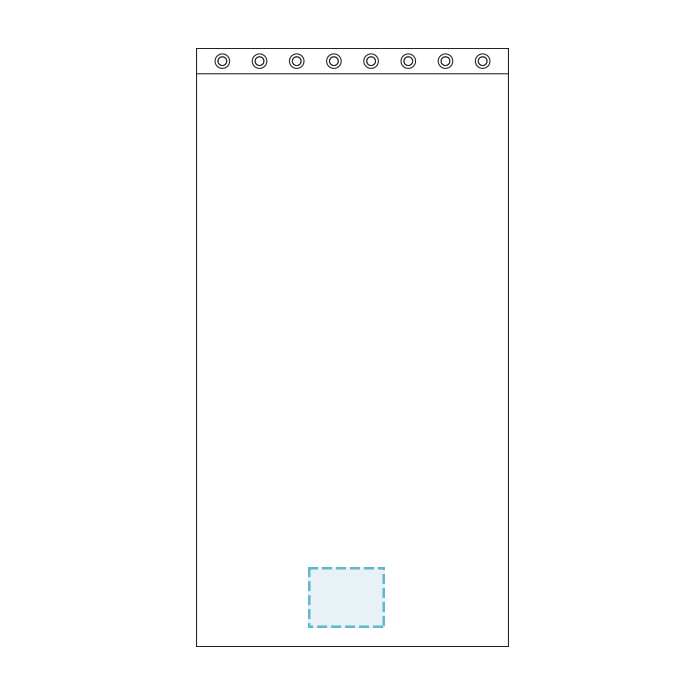 Cortina Loneta Básica Ollaos