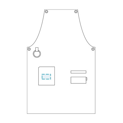Avental Lavado Desgastado "Redline"