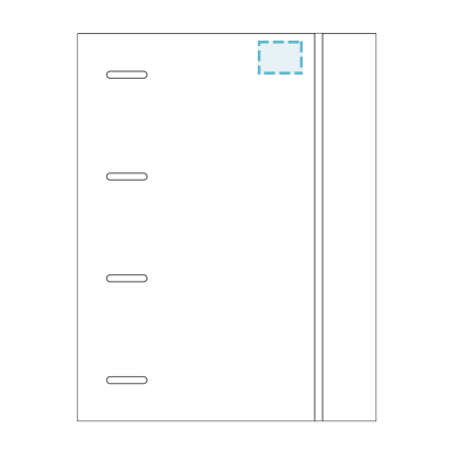 Blackfit8 | Carpeta De Anillas Urban A4 Negro Azul Marino (27 X 32 X 3.5 Cm)