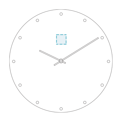 Dkd Home Decor | Relógio De Parede Montanha Madeira Mdf