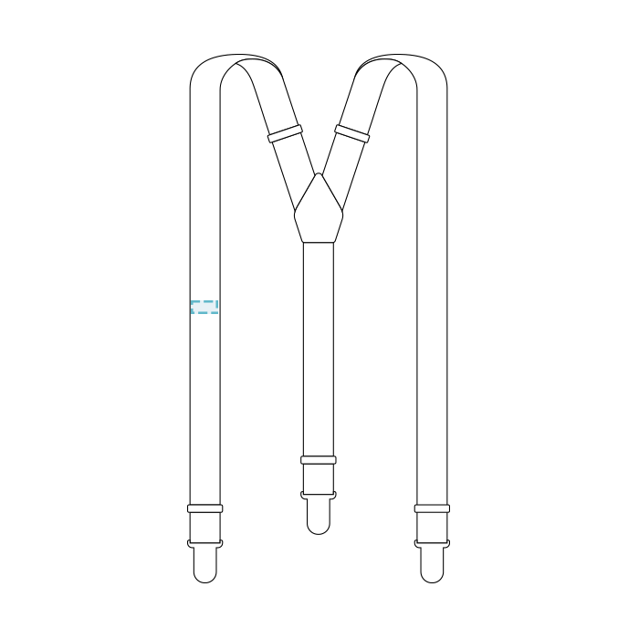 Tirantes Unisex Cuero