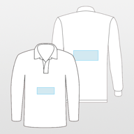 Fruit of the Loom | Poloshirt Kind 65/35 Langarm