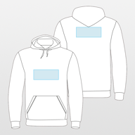 Kariban | Felpa con cappuccio in contrasto