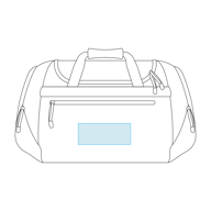 Kimood | Sac de sport tubulaire avec compartiment à chaussures séparé