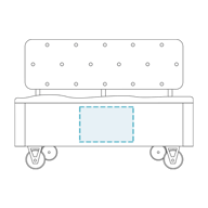 Dkd Home Decor | Banqueta Poliéster Abeto