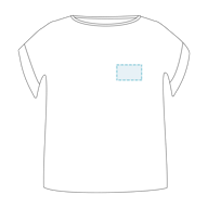 Blusa De Mulher Hawai Preta - Transfer - 1