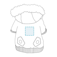 Abrigo Acolchado Para Perros "Vintage Rose Floral"