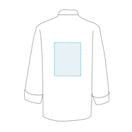 Chaqueta De Cocina Unisex Con Forro De Botones De Longitud Media