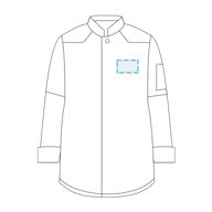 Chaqueta Cosmo Cocina Hombre - Bordado - 1