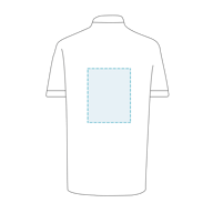 Unisex-Küchenjacke. Mittelkurz. Weißer Twill