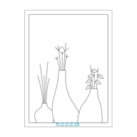 Dkd Home Decor | Espelho De Parede Espelho Natural Mdf 2 Unidades Cottage (BB-11-4379)