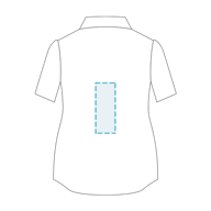 Blusa De Mulher Média-Curta Sarja Branca