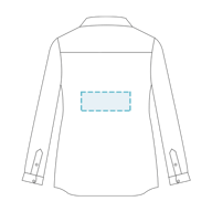 Blusa Mujer Con Boton Oculto M/L Popelin - Bordado - 1