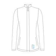 Bata Curta Mulher De Sarja M/C - Bordado - 1