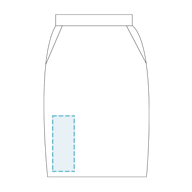 Falda Camarera Con Bolsillo